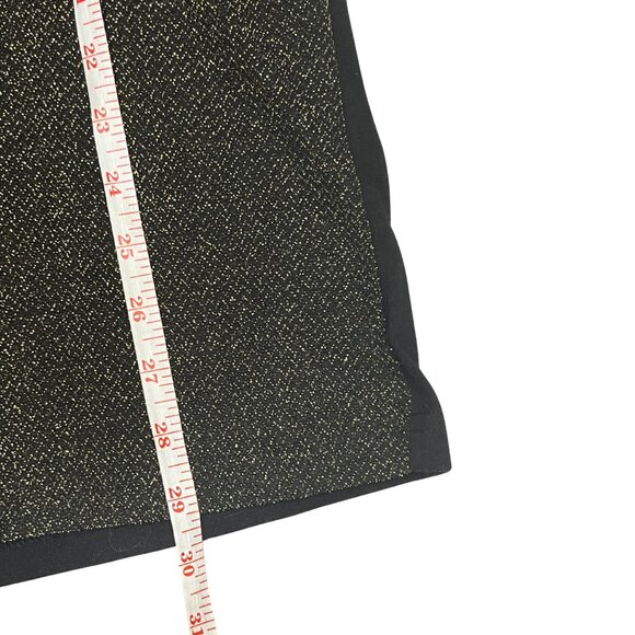 NWT MO7 Men's Modern Metallic Knit Tee Faux Leather Sleeves Night Out Size Large - Picture 9 of 10